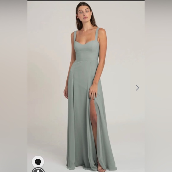 Jenny Yoo Harris Dress in Moss green - worn once - Picture 1 of 3